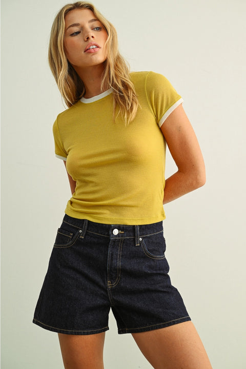 FREE RANGE ringer tee