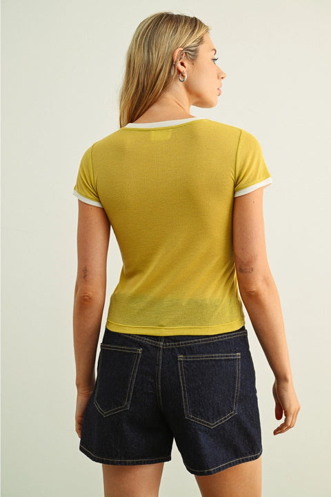 FREE RANGE ringer tee