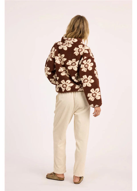 SUNRISE SURF floral fleece