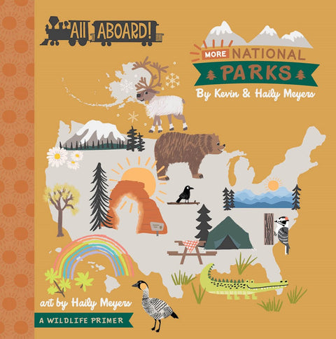 ALL ABOARD: MORE NATIONAL PARKS board book