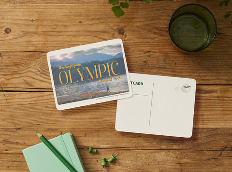 GREETINGS FROM OLYMPIC postcard