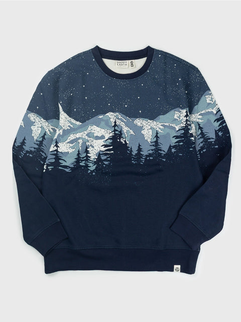 CASCADIAN NIGHT organic cotton crewneck