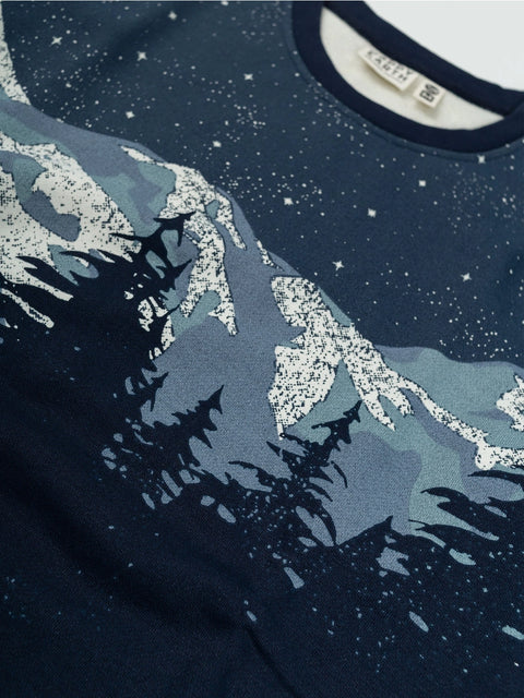 CASCADIAN NIGHT organic cotton crewneck