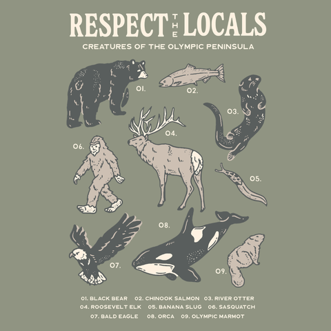 RESPECT THE LOCALS tee