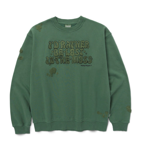 RATHER BE LOST IN THE MOSS crewneck