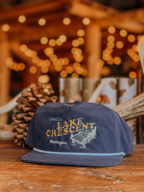 I PEED IN LAKE CRESCENT hat