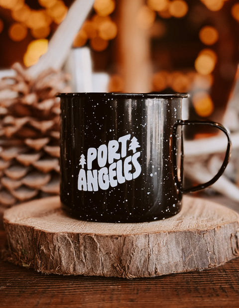 PORT ANGELES campfire mug