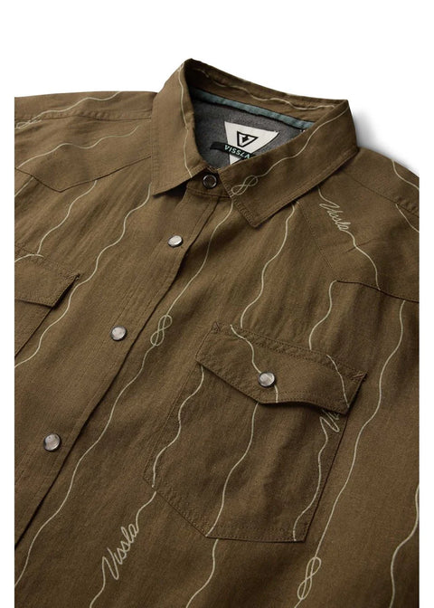 ROUND UP button-up