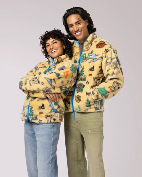 YOGI BEAR shearling jacket