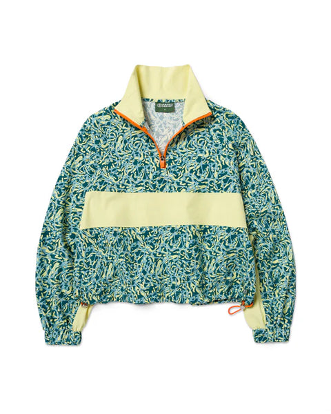 RIVER FLOW quarter-zip windbreaker