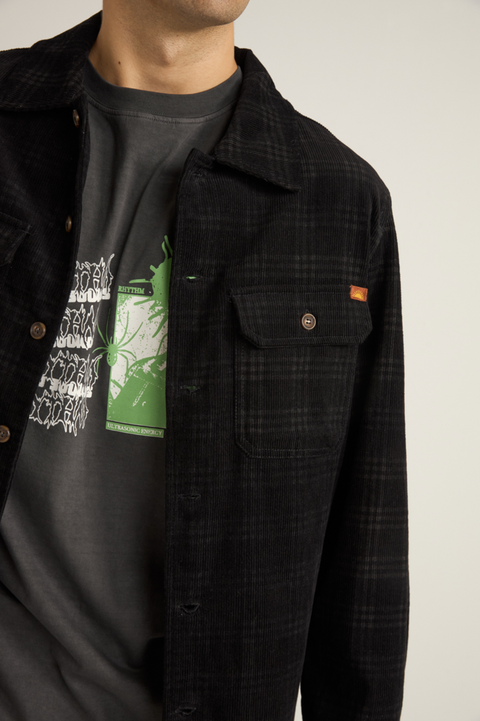 CORD CHECK overshirt
