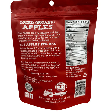 HONEYCRISP dried apples