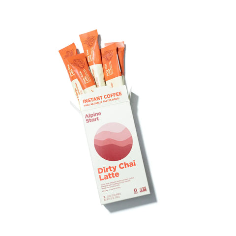ALPINE START dirty chai instant latte 6-pack