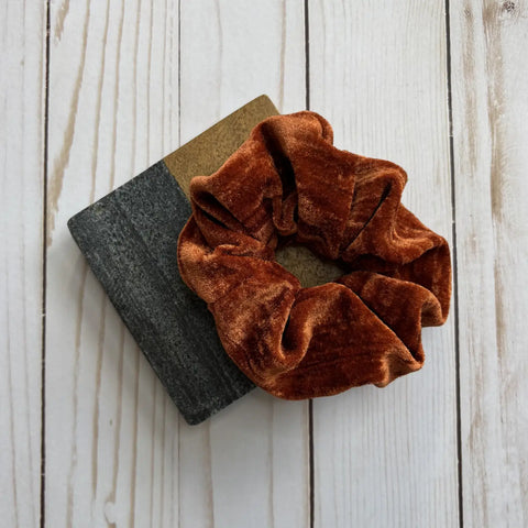 FROST & FRINGE flannel scrunchies