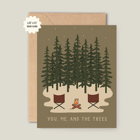 YOU, ME, & THE TREES card