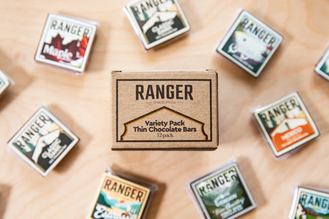 RANGER thin chocolate bar variety pack
