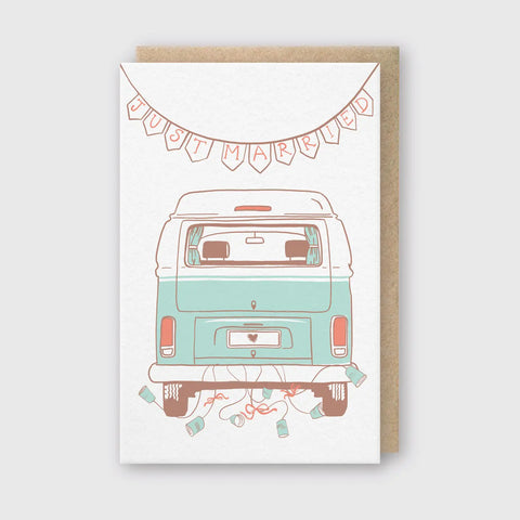 JUST MARRIED card