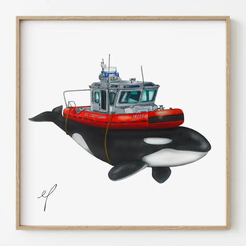 ORCA COAST GUARD print