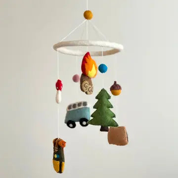 CAMPING baby mobile