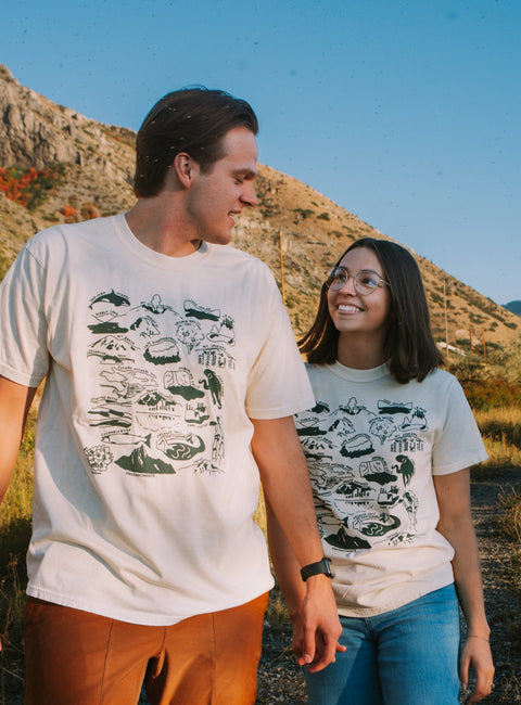 WASHINGTON NATURE CHECKLIST tee