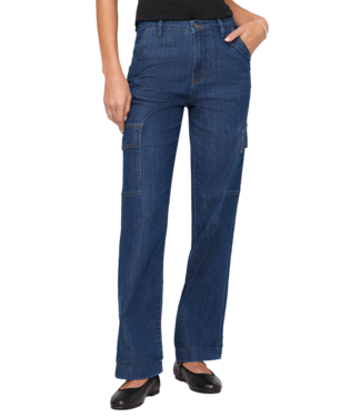 SKYLINE high rise denim cargo