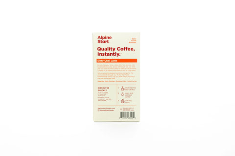 ALPINE START dirty chai instant latte 6-pack
