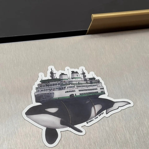 ORCA FERRY magnet
