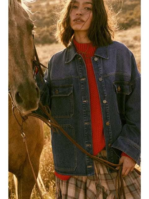 SKYFADE denim jacket