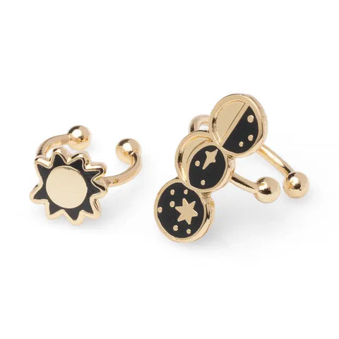 SUN & MOON ear cuff
