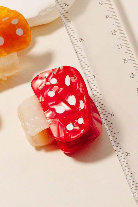 ALICE mushroom hair claw