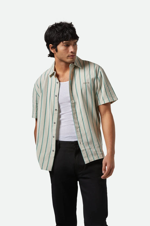 CRU stripe relaxed shirt