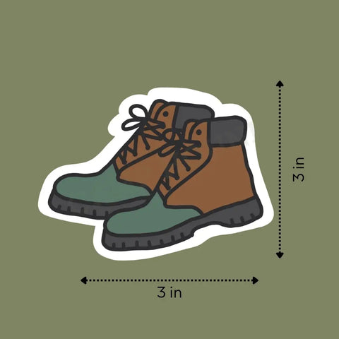 HIKING BOOT PAIR sticker