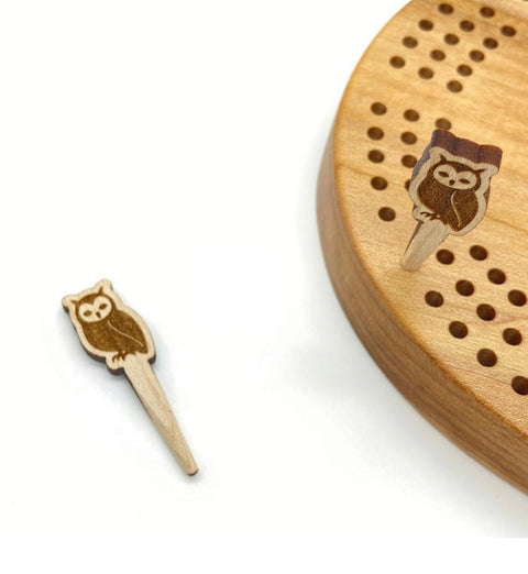 CARVED cribbage pegs