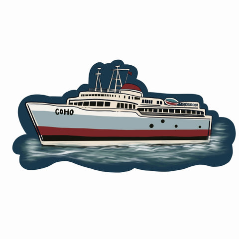 COHO FERRY sticker