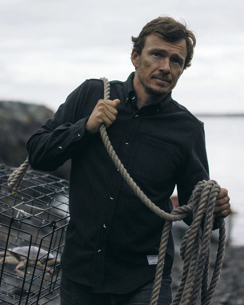 MELTON men’s tailored wool shirt