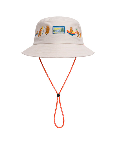 BEARS AT CAMP bucket hat