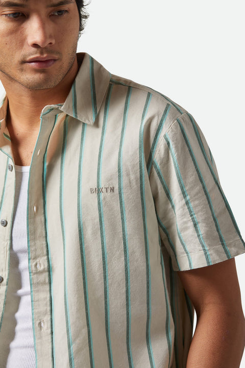 CRU stripe relaxed shirt