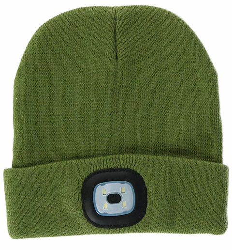 NIGHT SCOPE headlamp beanie