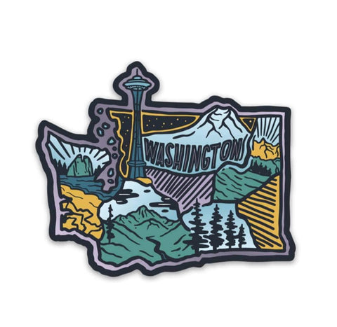 WASHINGTON LOVE sticker